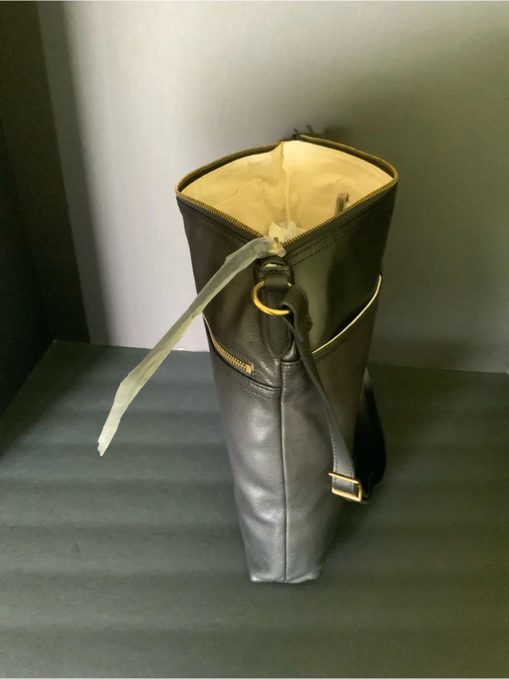 Black Leather Purse